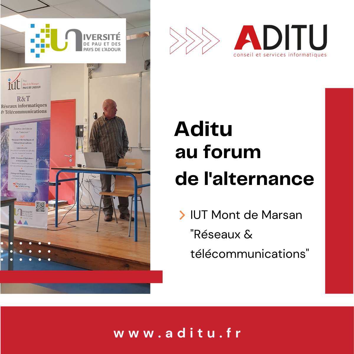 ADITU au forum de l'alternance IUT Mont de Marsan